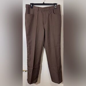 Men's Classic Brown Dress Pants